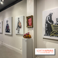 Exposition de Goin à la galerie La Lison : Santa Claus doesn't exist - IMG 3161