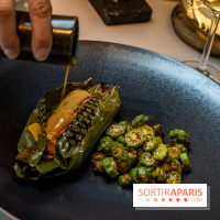 La Bauhinia par Quentin Testart au Shangri La Paris -  le bar de ligne en papillote