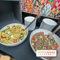 Brunch de la Maison Marques à Asnières sur Seine - Salades pâtes et lentilles