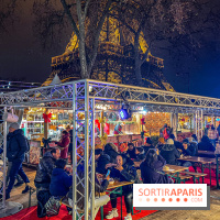 Marché de Noël 2023 au pied de la tour Eiffel - Quai Jacques Chirac