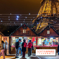 Marché de Noël 2023 au pied de la tour Eiffel - Quai Jacques Chirac