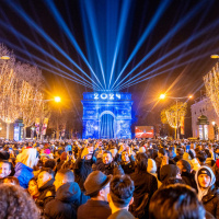 Spectacle du Nouvel An sur l'Arc de Triomphe des Champs-Elysées 2024 - 3R2A3688 2