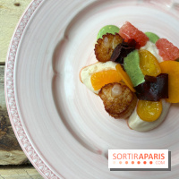 La Datcha - Saint-Jacques, chou fleur, pomelos