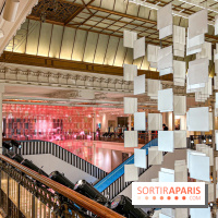 Aux Beaux Carrés, l'exposition de Daniel Buren au Bon Marché Rive Gauche