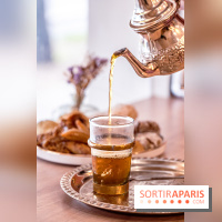 Maison Ambre Paris - restaurant, salon de thé et pâtisserie marocain  -  thé vert menthe