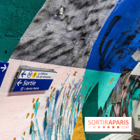 La station de Métro Châtelet re-décoré par des street-artistes