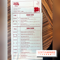 Suzie Wong restaurant  - carte - menu - plats