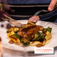 Marguerite 1606, restaurant du Domaine de la Reine Margot -  veau