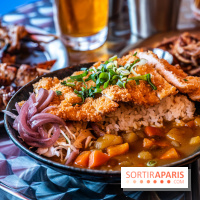 Sekitan, le restaurant street food de brochettes japonaises -  cats poulet - curry japonais