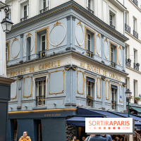Au Rocher de Cancale, le restaurant historique à la façade bleue rue Montorgueil -  A7C8740