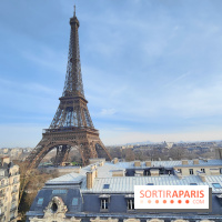 Visuel Paris 15e - Tour Eiffel hiver toits paris