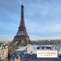 Visuel Paris 15e - Tour Eiffel hiver toits paris 