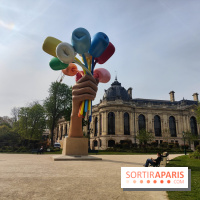 Visuel Paris 8e - printemps Jeff Koons jardin Champs Elysées