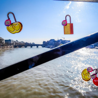 Visuel Paris 4e - Pont des Arts cadenas