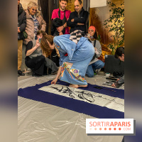 Exposition Sumi et Motion de la calligraphe japonaise Aya Wada à la galerie La Lison