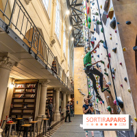 Climbing District Saint-Lazare, la salle d'escalade et espace coworking cachée dans une chapelle -  A7C8009