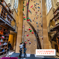 Climbing District Saint-Lazare, la salle d'escalade et espace coworking cachée dans une chapelle