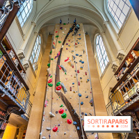 Climbing District Saint-Lazare, la salle d'escalade et espace coworking cachée dans une chapelle -  A7C8020
