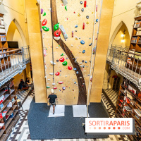 Climbing District Saint-Lazare, la salle d'escalade et espace coworking cachée dans une chapelle -  A7C8027