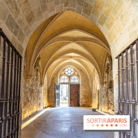 L'Abbaye de Royaumont - les photos -  Le passage-parloir - actuelle entrée
