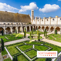 L'Abbaye de Royaumont - les photos -  jardin - bâtiment des moines
