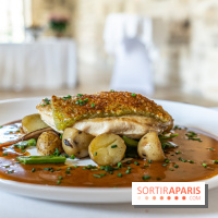 L'Abbaye de Royaumont - les photos -  la table de Royaumont - plat - volaille