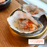 Mojju - Huitres au kimchi blanc