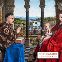 Exposition Revoir Van Eyck, La Vierge du chancelier Rolin au Musée du Louvre