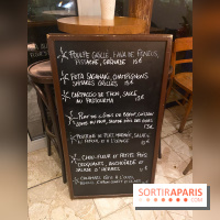Menu des plats (dépend des saisons)