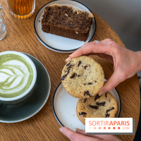 Trombone Coffee Shop Paris 20e -  cookie zaatar - cookie chocolat