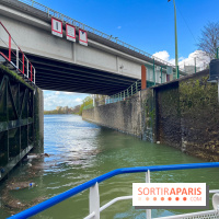 Croisière olympique sur l'île Saint-Denis - écluse de la briche