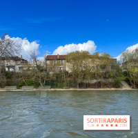 Croisière olympique sur l'île Saint-Denis - écluse de la briche
