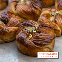 Éveil Boulangerie aux farines anciennes Paris 17e - brioche pistache