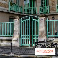 Insolite, la façade originale de la rue Blomet Paris 15e - photos -  A7C9546