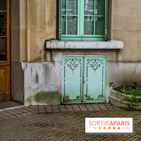 Insolite, la façade originale de la rue Blomet Paris 15e - photos -  A7C9549