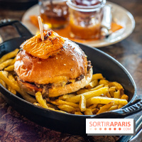 Le brunch festif du Bistrot Podium - Paris 15e - Top Chef -  burger frites