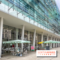 Le Café Mirette, l'excellent resto à la Fondation Pernod, côté Gare Saint-Lazare - terrasse