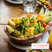 Q Bar, le bistrot et restaurant Thaïlandais à Paris -   riz Thaï