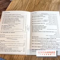 Q Bar, le bistrot et restaurant Thaïlandais à Paris - carte - menu