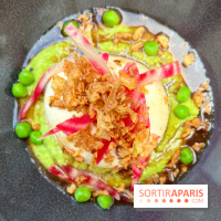 LArchimede - Burrata, dip de petit pois