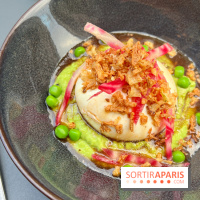 LArchimede - Burrata, dip de petit pois