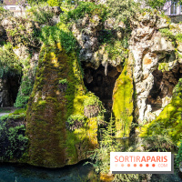 Parc du Dr Fauvel à Villennes sur Seine, grotte et cascades