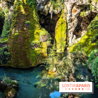 Parc du Dr Fauvel à Villennes sur Seine, grotte et cascades