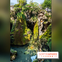Parc du Dr Fauvel à Villennes sur Seine, grotte et cascades