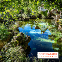Parc du Dr Fauvel à Villennes sur Seine, grotte et cascades