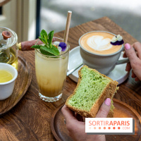 Fu Patisserie et coffee shop Paris 13e -  chiffon cake pandan coco