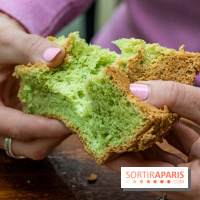 Fu Patisserie et coffee shop Paris 13e -  chiffon cake pandan coco