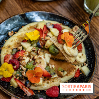 Fu Patisserie et coffee shop Paris 13e -  pancake aux fruits