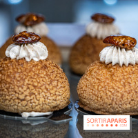Pâtisserie Mélilot Paris 20e arrondissement -  chou noix de macadamia
