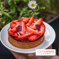 Pâtisserie Mélilot Paris 20e arrondissement -  tarte aux fraises